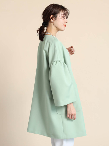 今期新品　FENNEL ヤマダヤギャザースリーブノーカラーコート ギャザースリーブノーカラーコート - FENNEL - FENNEL｜YAMADAYA