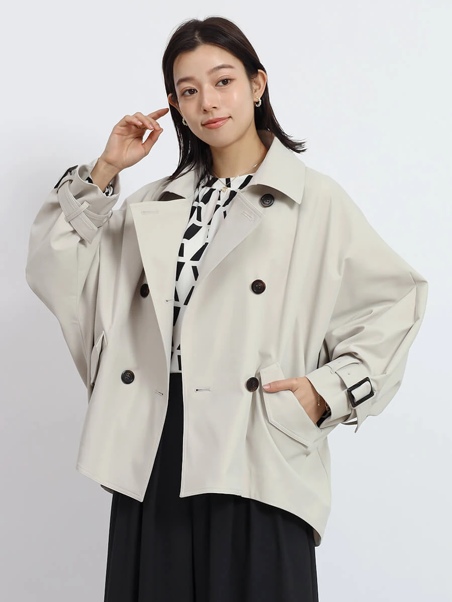 ❤︎新品❤︎ヤマダヤFENNELスプリングコート ✨FENNEL✨フェンネル✨Mサイズ✨スプリングコート✨ネイビー