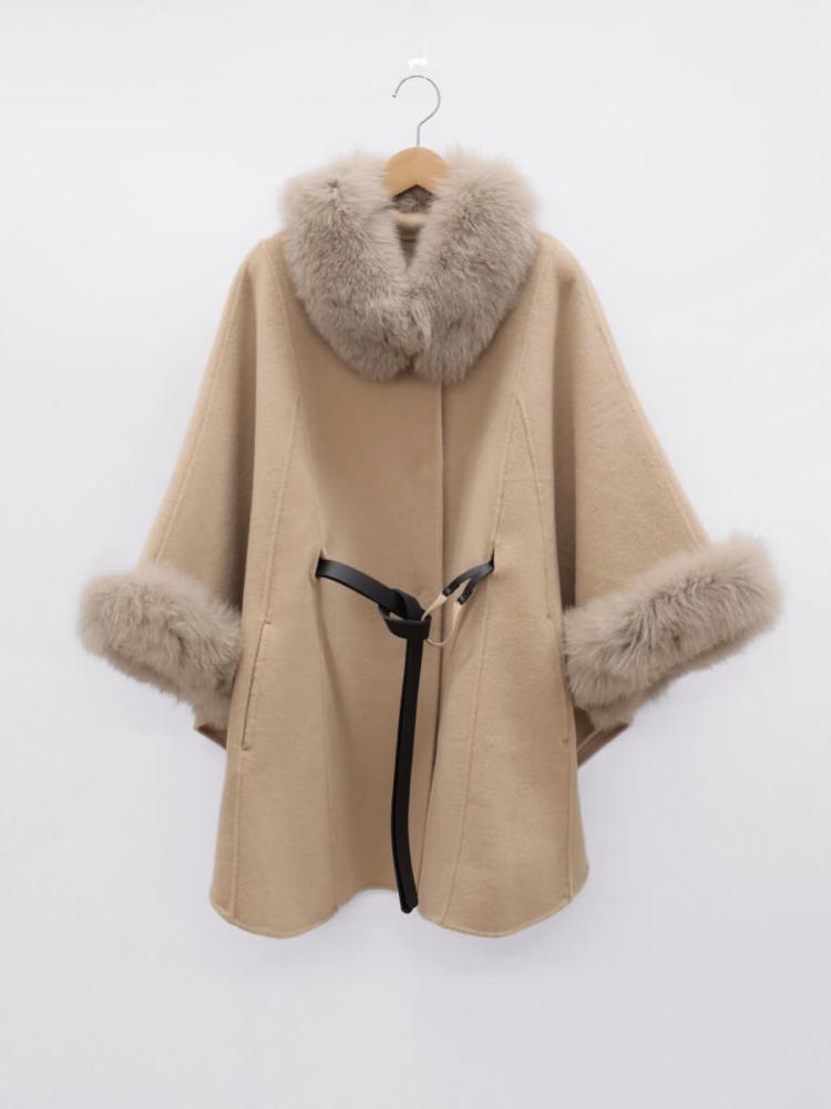 ベルテッドファーポンチョ - FENNEL - FENNEL｜YAMADAYA STORE