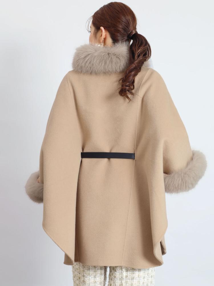 ベルテッドファーポンチョ - FENNEL - FENNEL｜YAMADAYA STORE