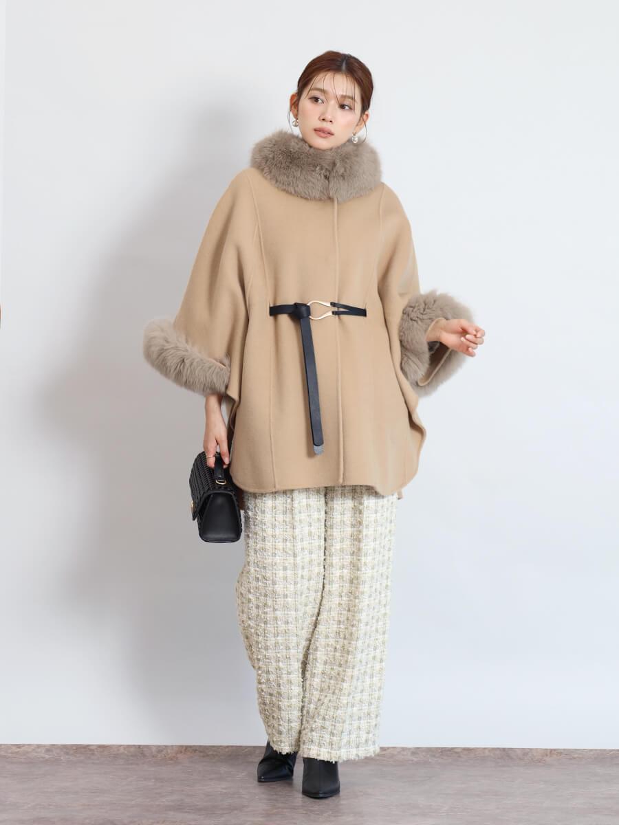 ベルテッドファーポンチョ - FENNEL - FENNEL｜YAMADAYA STORE