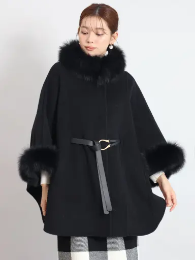 ベルテッドファーポンチョ - FENNEL - FENNEL｜YAMADAYA STORE