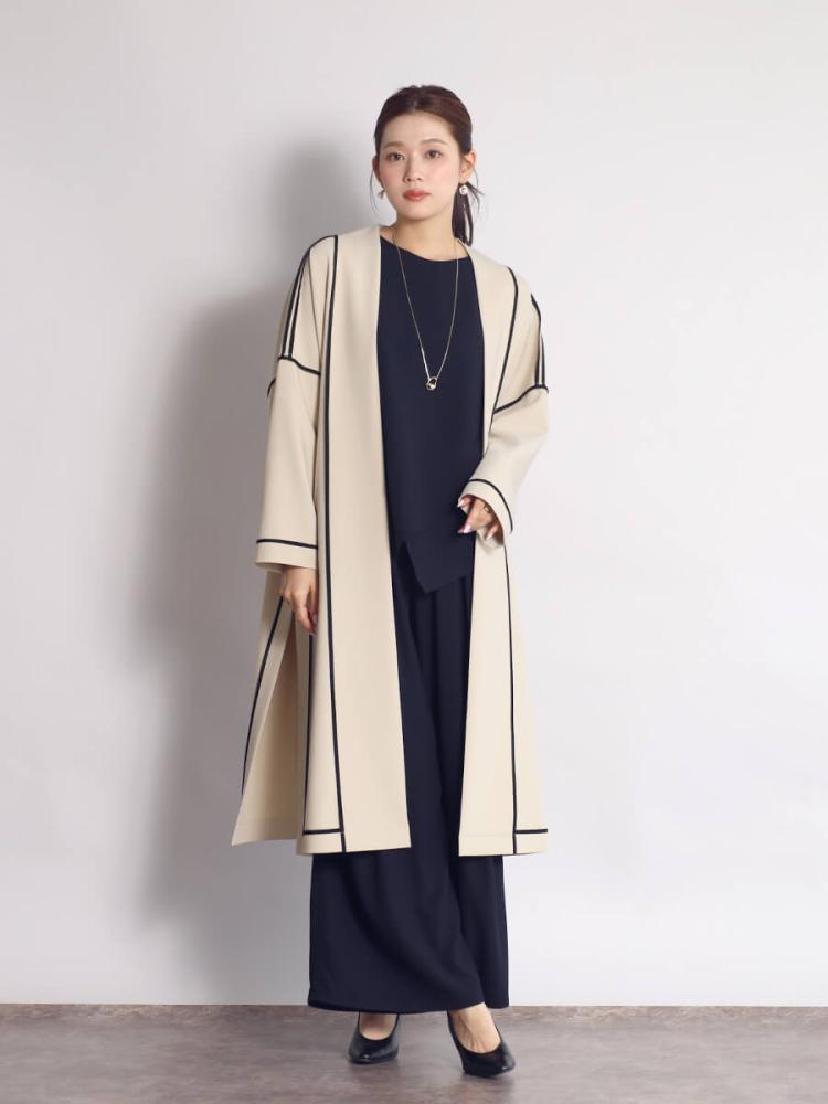 パイピングデザインリバーシブルコート - FENNEL - FENNEL｜YAMADAYA STORE