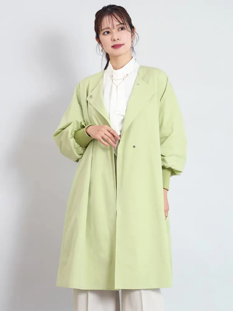 タイプライターリブカフスロングコート - FENNEL - FENNEL｜YAMADAYA STORE