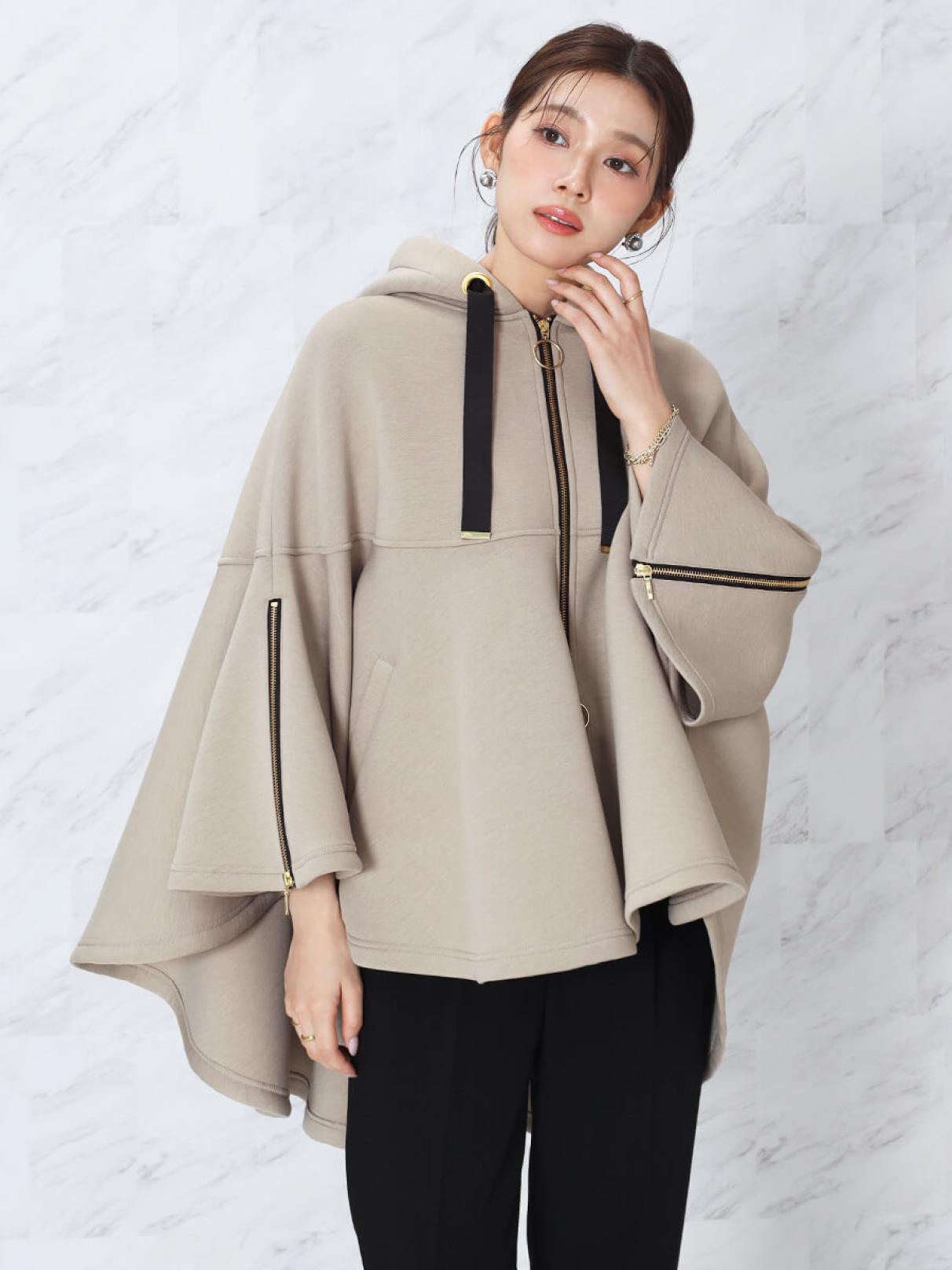 ダンボールニットフレアポンチョアウター - FENNEL - FENNEL｜YAMADAYA