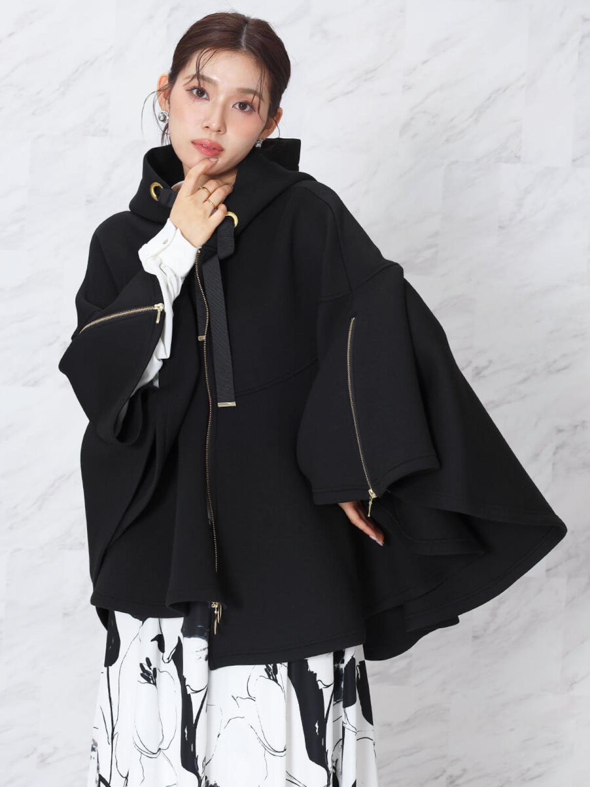 ダンボールニットフレアポンチョアウター - FENNEL - FENNEL｜YAMADAYA