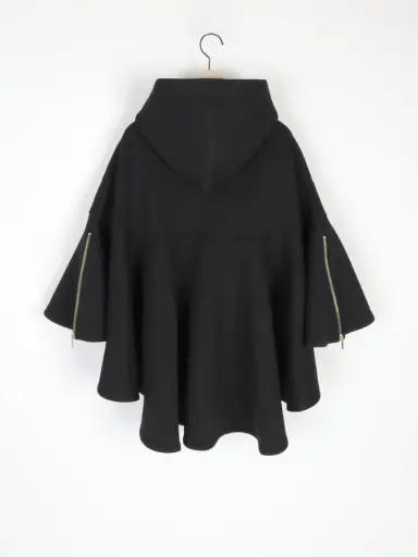 FENNEL ブラックポンチョ 9号 FENNELのポンチョ/ケープの商品一覧｜ファッション通販のYAMADAYA STORE