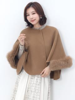 ウール100フォックスファーポンチョ - FENNEL - FENNEL｜YAMADAYA STORE