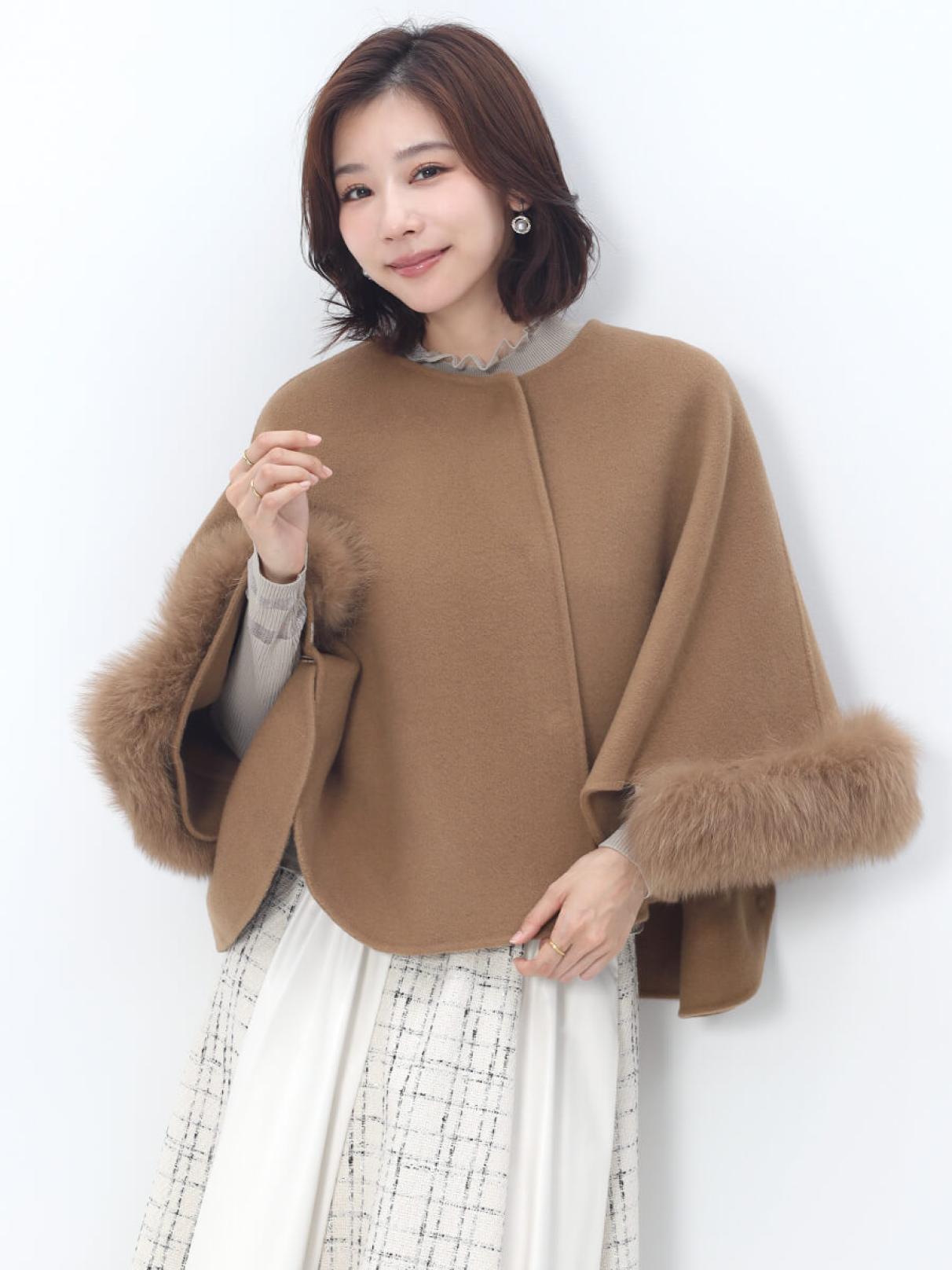 FENNEL ベージュ ポンチョ FENNELのポンチョ/ケープの商品一覧｜ファッション通販のYAMADAYA STORE