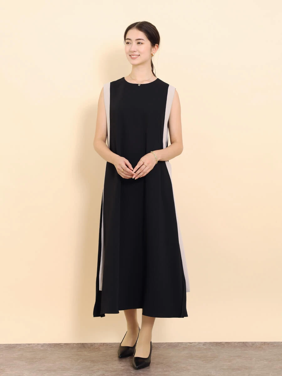 バイカラーAラインワンピース - FENNEL - FENNEL｜YAMADAYA STORE