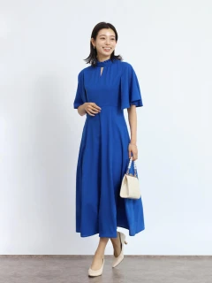 【新品♡タグ付き】FENNEL ヤマダヤ　ケープスリーブティアードワンピース　M ラインパールスリーブケープジャケット - FENNEL - FENNEL