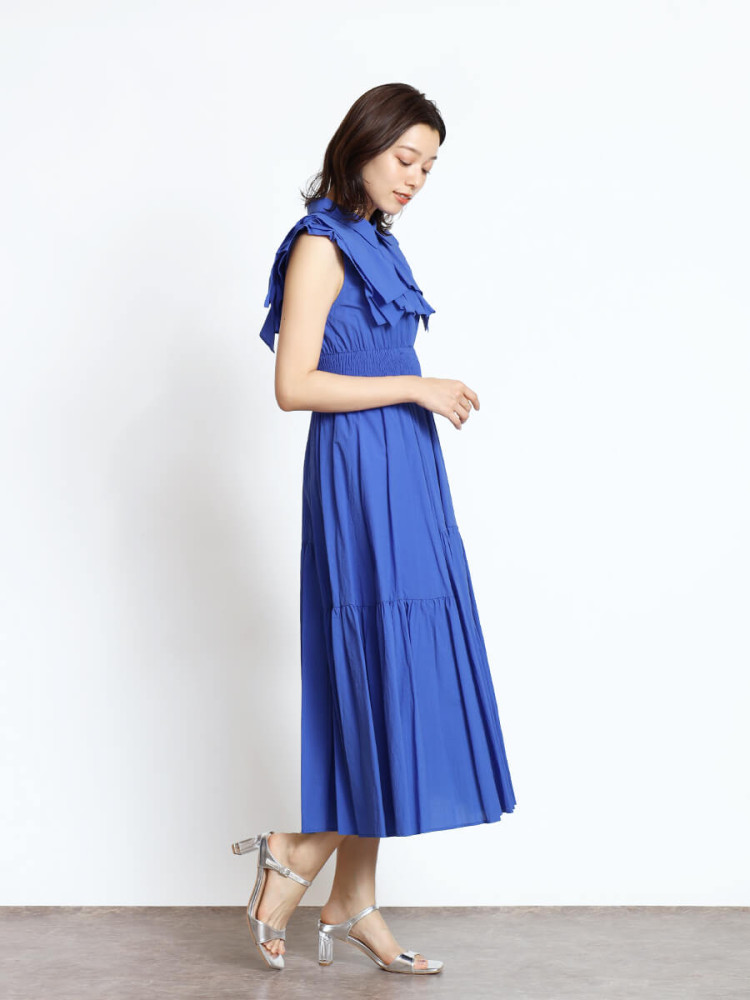 新品 FENNEL フリルワンピース パーティードレス ヤマダヤ 結婚式 謝恩会 新品 FENNEL フリルワンピース パーティードレス ヤマダヤ 結婚