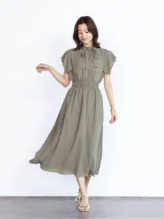 ヤマダヤ　フェンネル FENNEL ネックギャザーオールインワン　ドレス ヤマダヤ フェンネル FENNEL ネックギャザーオールインワン