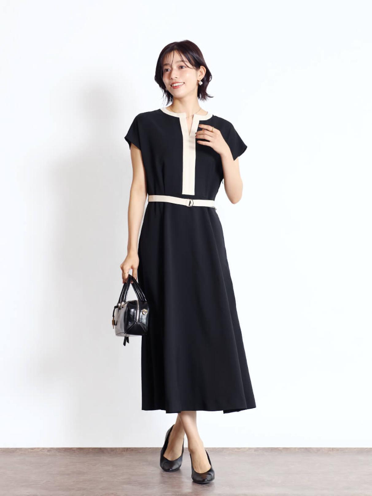 fennel フェンネル　ドレス　花柄　ワンピース　サイズ 9号　黒　白 FENNELのワンピース/ドレスの商品一覧｜ファッション通販の