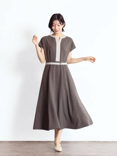【今期新品未使用】ヤマダヤ　ジャガードスカーフタイワンピース　fennel FENNELのその他ワンピースの商品一覧｜ファッション通販の