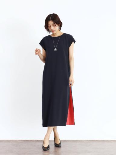 【新品】スコットクラブ系列 ヤマダヤ FENNEL ネイビー コート ワンピース 新品】スコットクラブ系列 ヤマダヤ FENNEL ネイビー コート