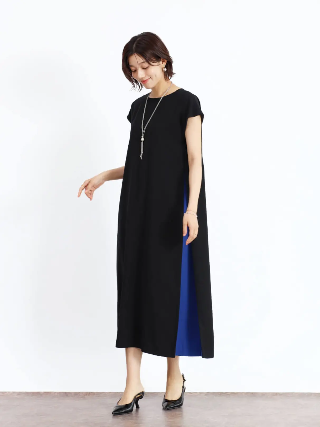 【新品♡タグ付き】FENNEL ヤマダヤ　ケープスリーブティアードワンピース　M FENNELのその他ワンピースの商品一覧｜ファッション通販の