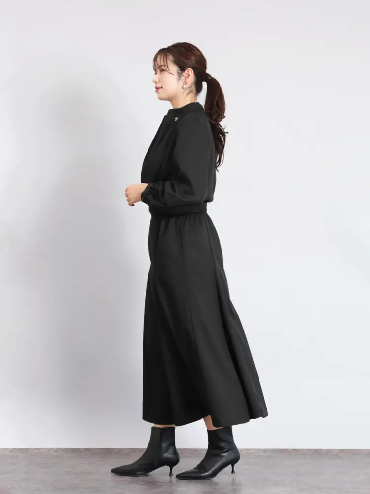 マンテルネックギャザーワンピース - FENNEL - FENNEL｜YAMADAYA STORE