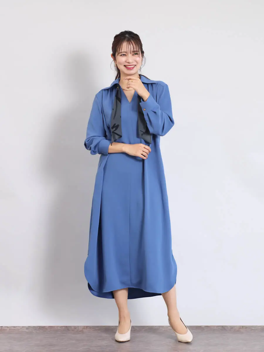 ワンピース KME チェーンスカーフタイワンピース - FENNEL - FENNEL｜YAMADAYA STORE