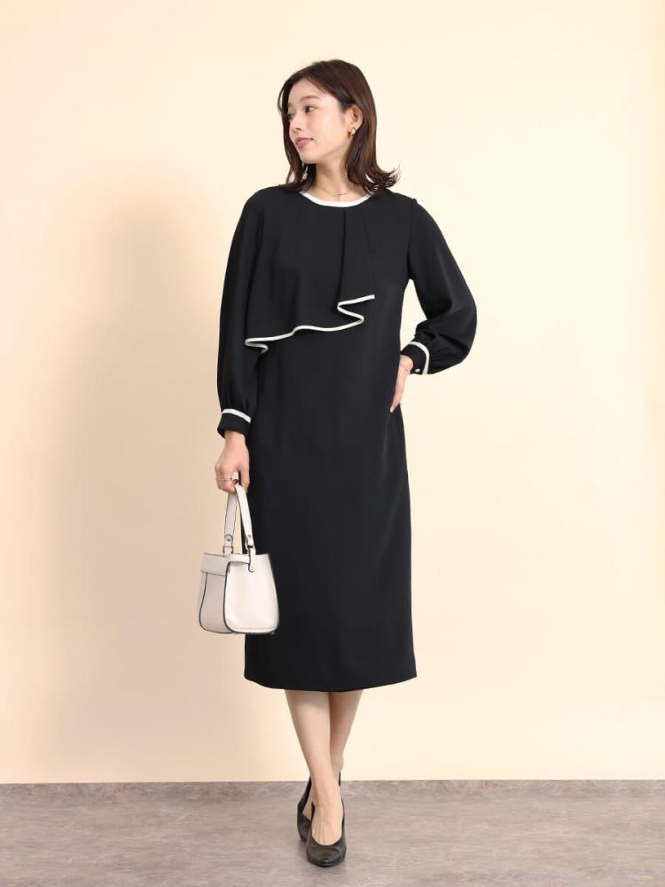 アシンメトリードレープラインワンピース - FENNEL - FENNEL｜YAMADAYA