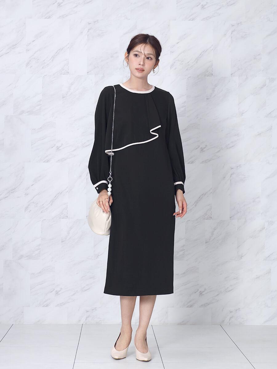 アシンメトリードレープラインワンピース - FENNEL - FENNEL｜YAMADAYA