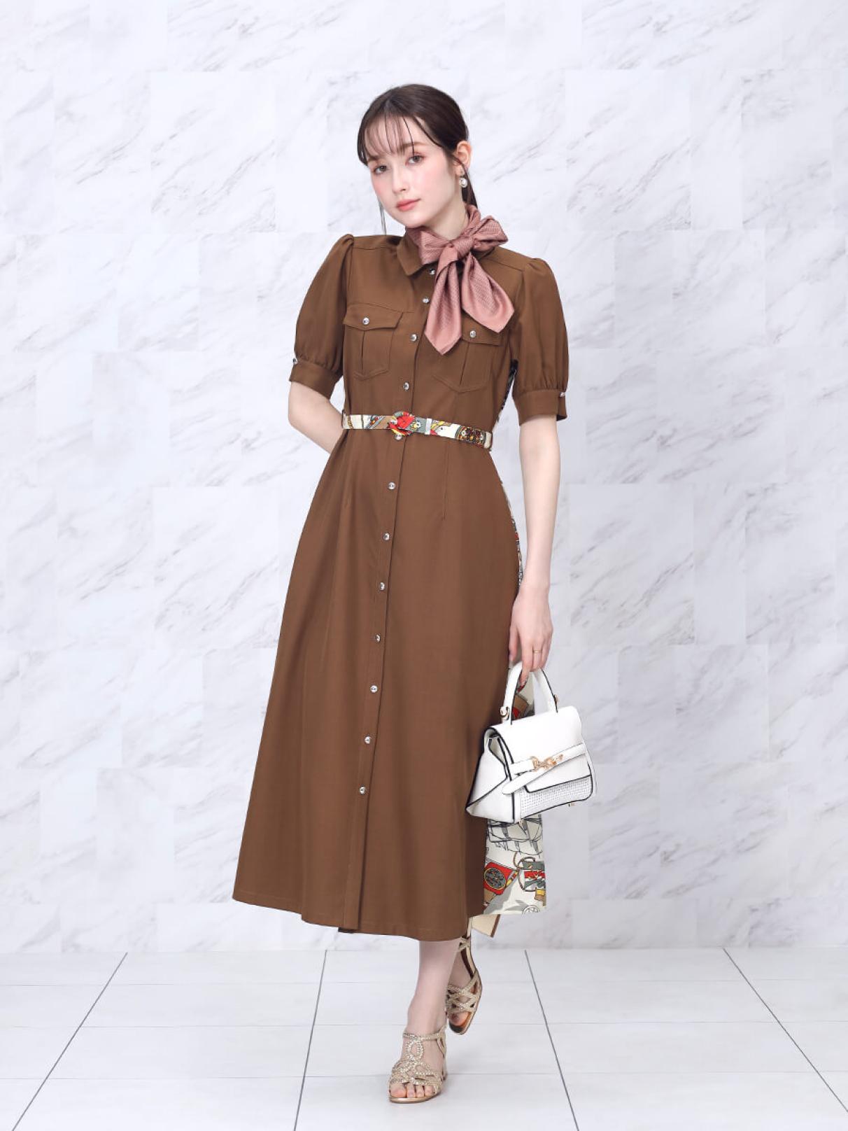 マリンプリントシャツワンピース - FENNEL - FENNEL｜YAMADAYA STORE