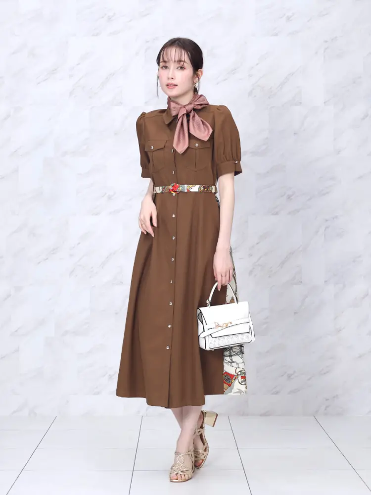 マリンプリントシャツワンピース - FENNEL - FENNEL｜YAMADAYA STORE
