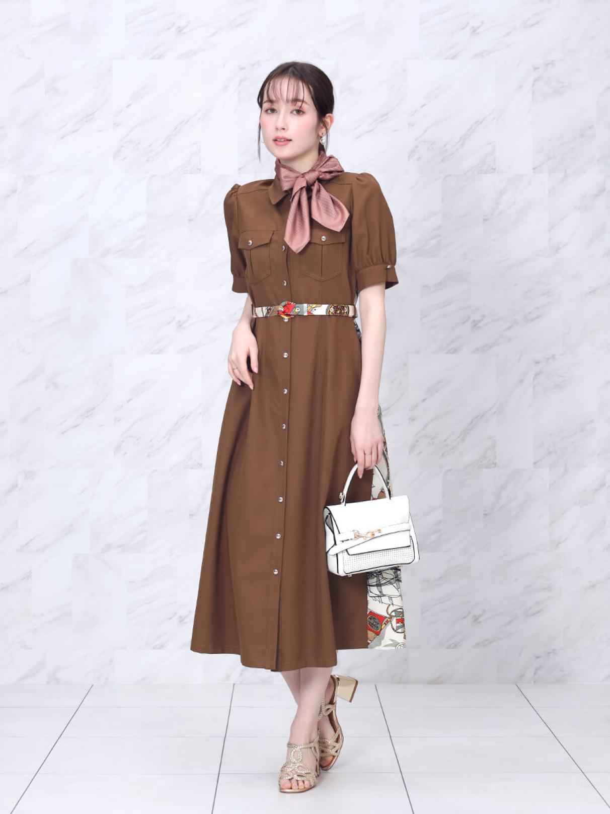 マリンプリントシャツワンピース - FENNEL - FENNEL｜YAMADAYA STORE