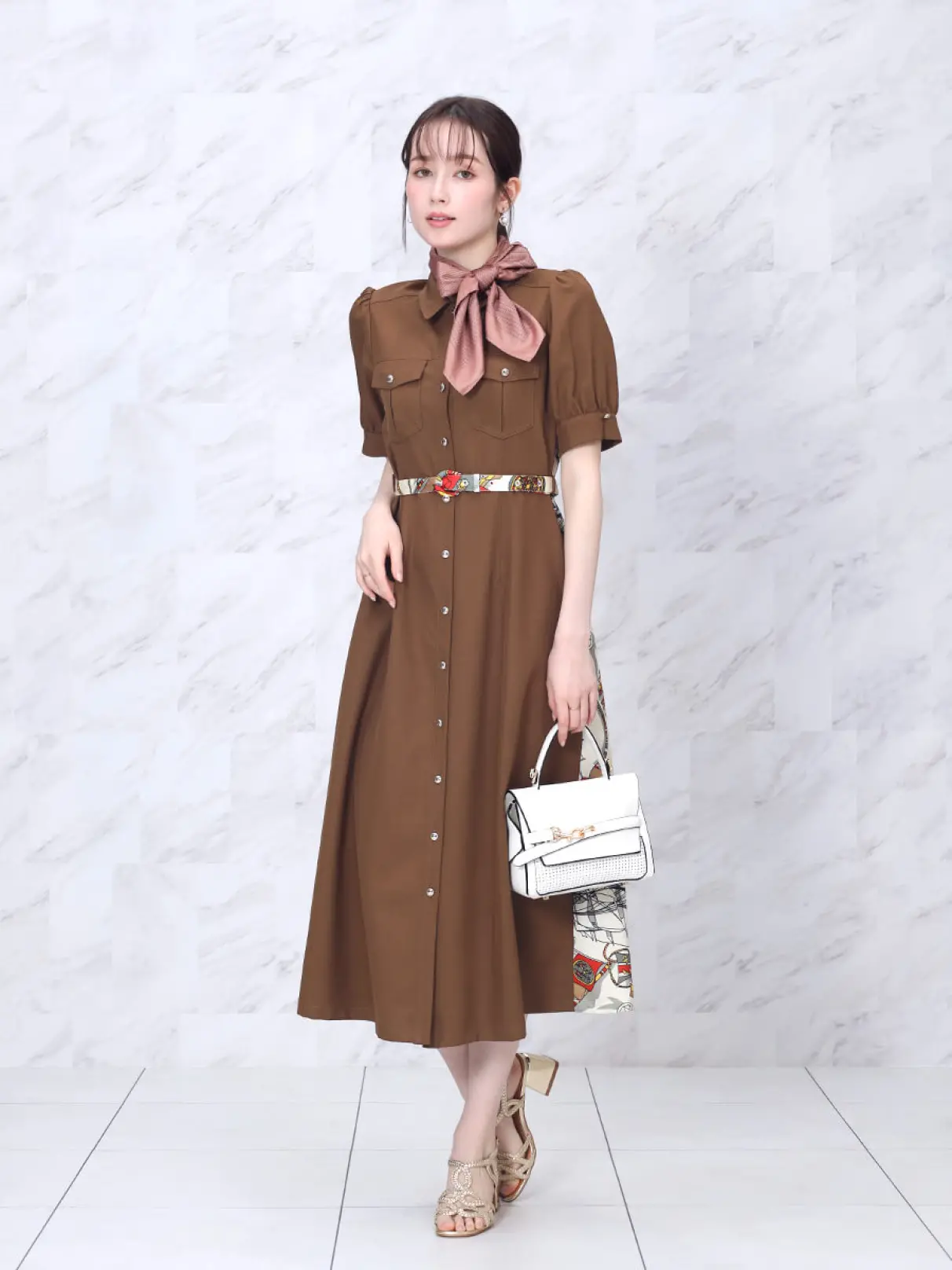 マリンプリントシャツワンピース - FENNEL - FENNEL｜YAMADAYA STORE