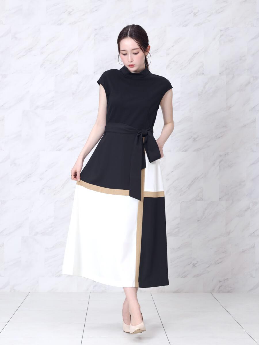 カラーブロッキングワンピース - FENNEL - FENNEL｜YAMADAYA STORE