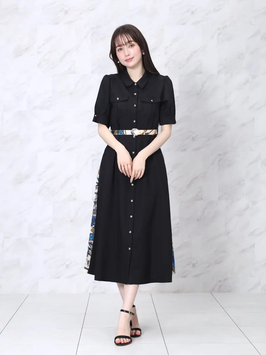 マリンプリントシャツワンピース - FENNEL - FENNEL｜YAMADAYA STORE