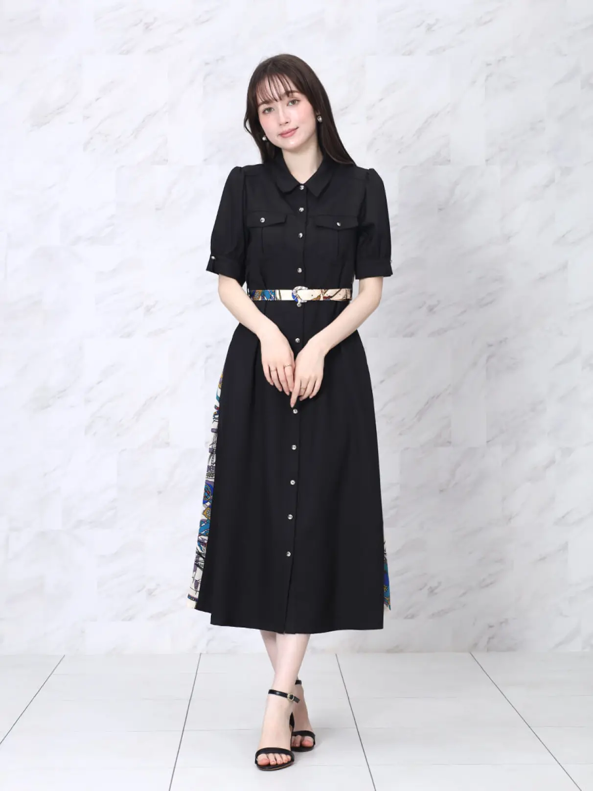 マリンプリントシャツワンピース - FENNEL - FENNEL｜YAMADAYA STORE