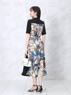 新品未使用 ドットワンピース Aライン 日本製 フェンネル fennel