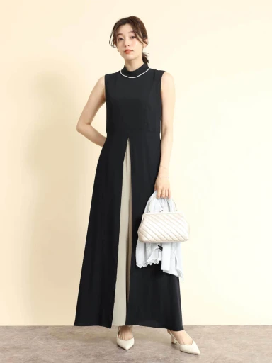 FENNEL ブラックニットワンピース セット 0-1_m.webp