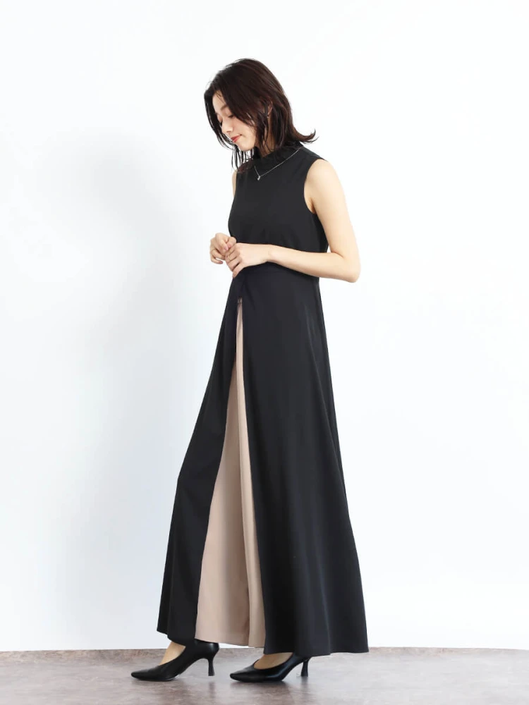 2.9万円！②タグ付きヤマダヤFENNELロングワンピース　ブラック 2025年最新】fennel ワンピースの人気アイテム - メルカリ