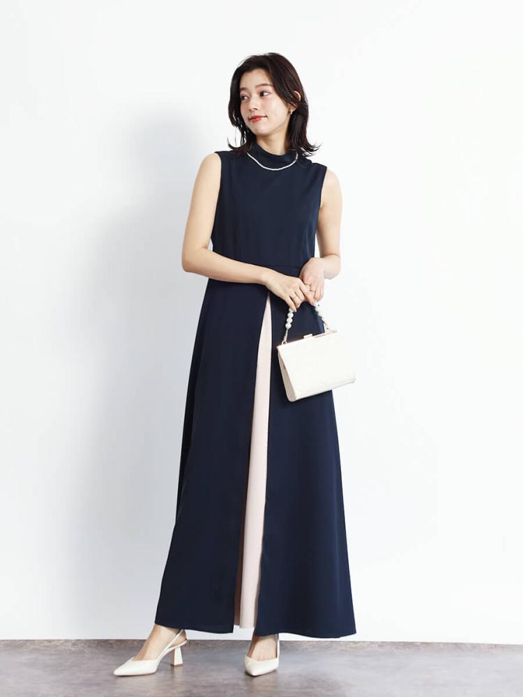 バイカラーインパンツワンピース - FENNEL - FENNEL｜YAMADAYA STORE