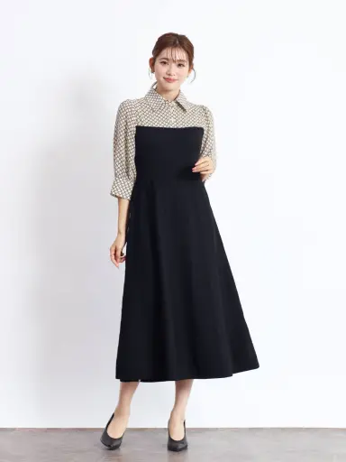 シャツドッキングニットワンピース - FENNEL - FENNEL｜YAMADAYA STORE