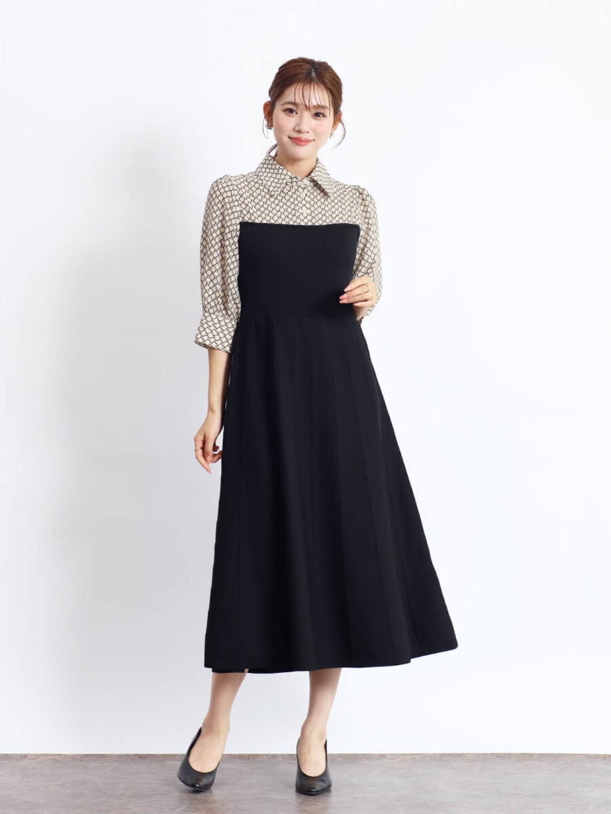 シャツドッキングニットワンピース - FENNEL - FENNEL｜YAMADAYA STORE