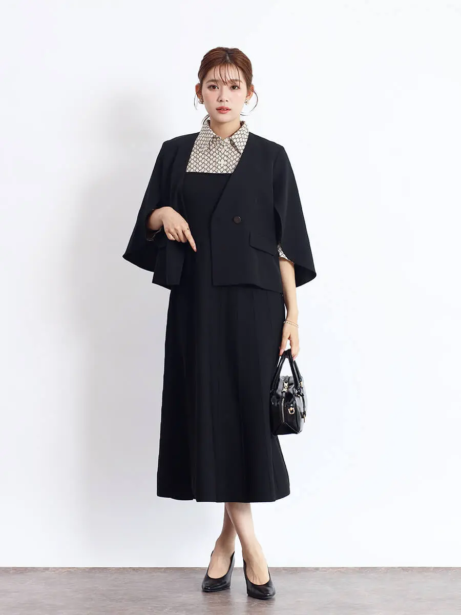 YAMADAYA FENNEL ノースリーブカットソーワンピース 黒 FENNELのニットワンピースの商品一覧｜ファッション通販の