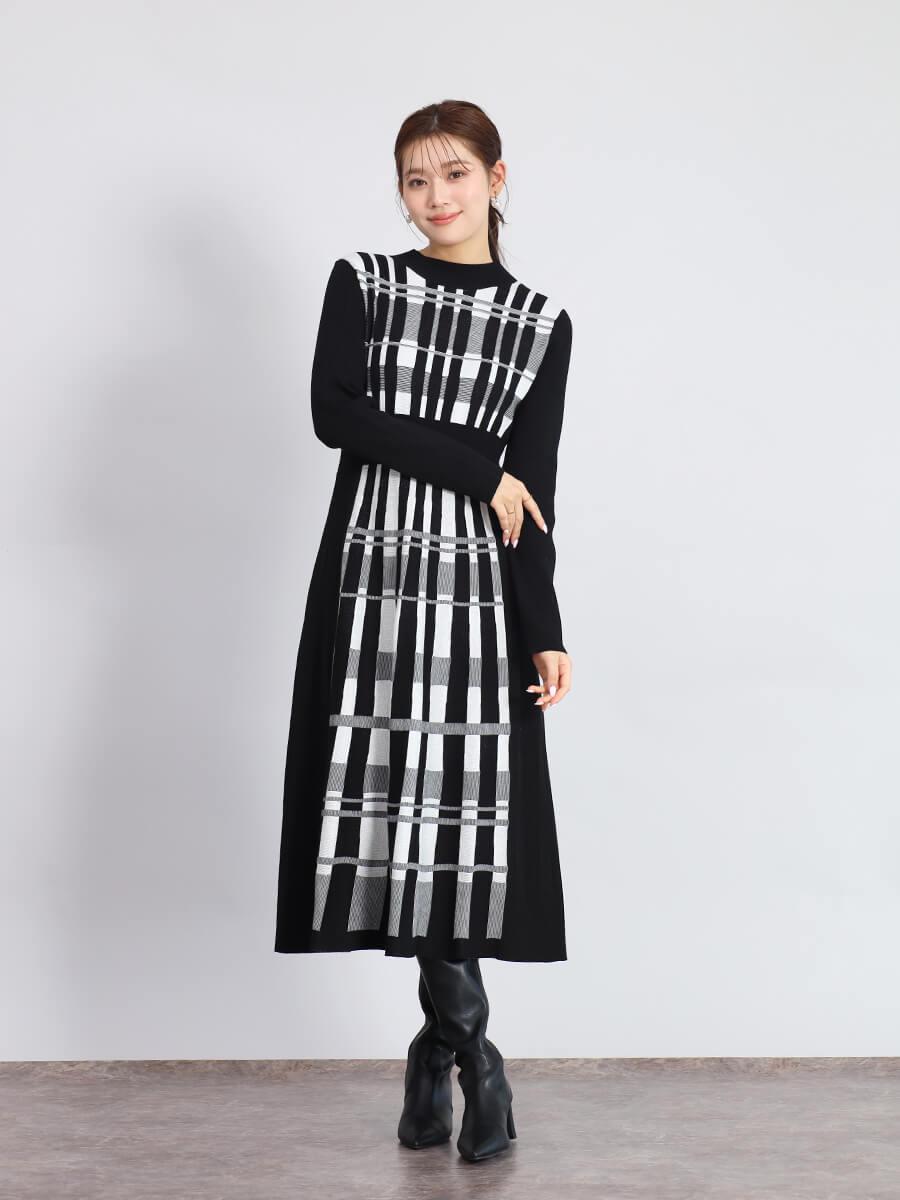 【美品】FENNEL ロングワンピース9号サイズ ヤマダヤ FENNEL ロングワンピース FENNELのニットワンピースの商品