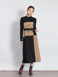 ベージュ　166cm