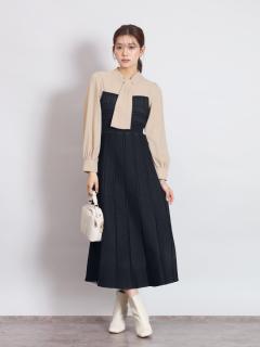 ベージュ　166cm