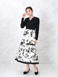 フラワープリントドッキングワンピース - FENNEL - FENNEL｜YAMADAYA STORE