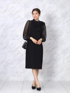 ビッグリボンレーススリーブワンピース - FENNEL - FENNEL｜YAMADAYA STORE