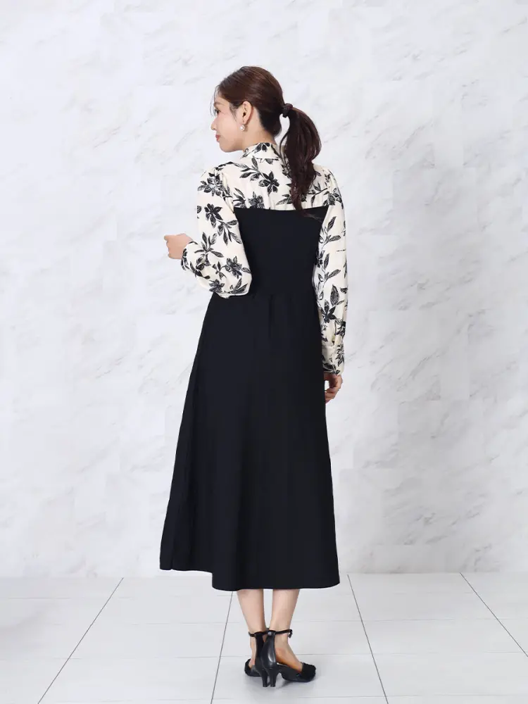 リーフプリントドッキングワンピース - FENNEL - FENNEL｜YAMADAYA STORE