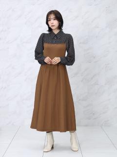 シャツドッキングニットワンピース - FENNEL - FENNEL｜YAMADAYA STORE