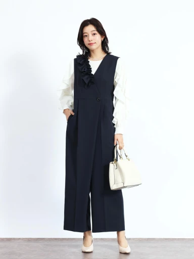アシンメトリーフリルオールインワン - FENNEL - FENNEL｜YAMADAYA STORE