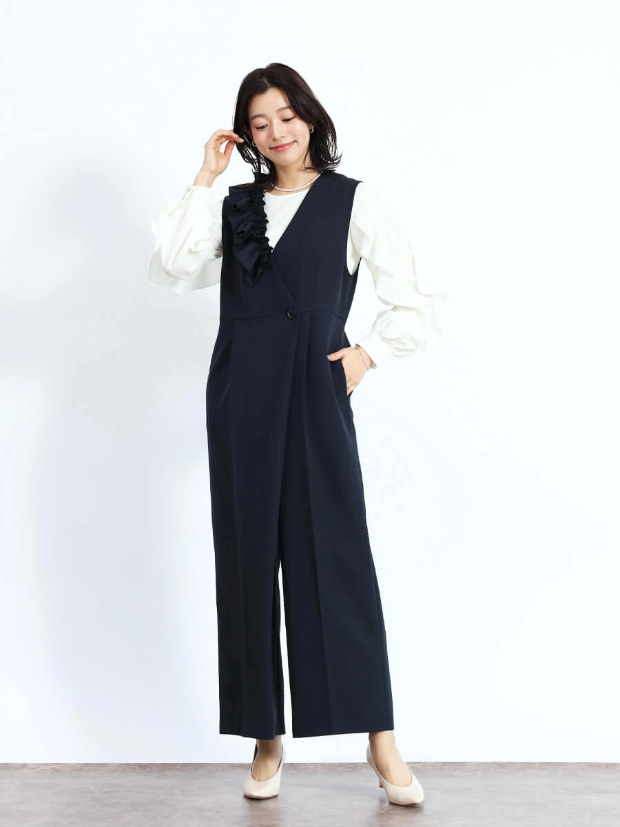 アシンメトリーフリルオールインワン - FENNEL - FENNEL｜YAMADAYA STORE