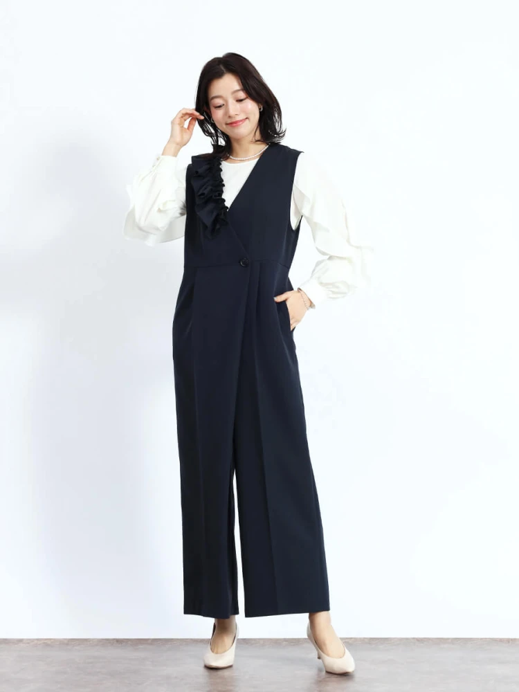 アシンメトリーフリルオールインワン - FENNEL - FENNEL｜YAMADAYA STORE