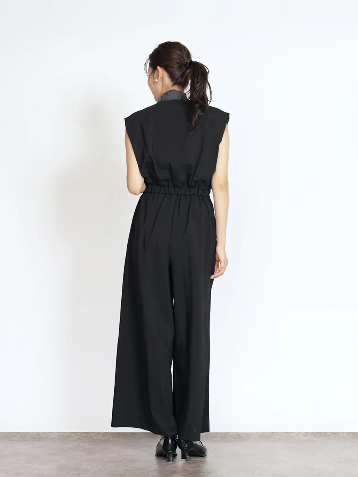 FENNEL ブラック オールインワン 38 ビットアクセントオールインワン - FENNEL - FENNEL｜YAMADAYA STORE